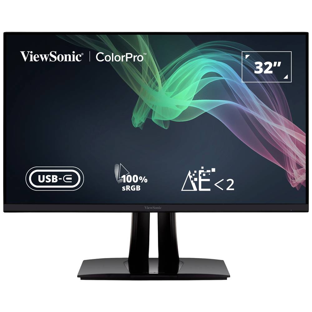 Image of Viewsonic VP3256-4K LED EEC G (A - G) 80 cm (315 inch) 3840 x 2160 p 16:9 DisplayPort HDMIâ¢ USB-CÂ® IPS LED